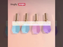 10 ml Flaschen mit schicken Nagellack, individuell angepasst LOGO UV Gel Nagellack Glasflasche