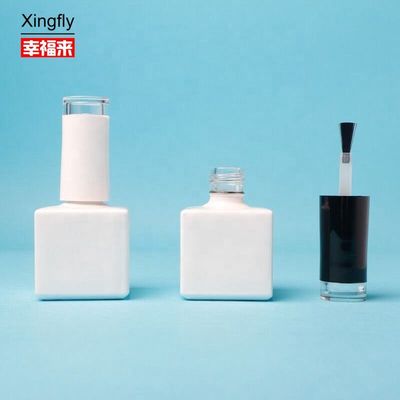 Guter Preis 17ml Gel Nagellack Viereckflasche Spray-Beschichtungskappe mit Bürste Online
