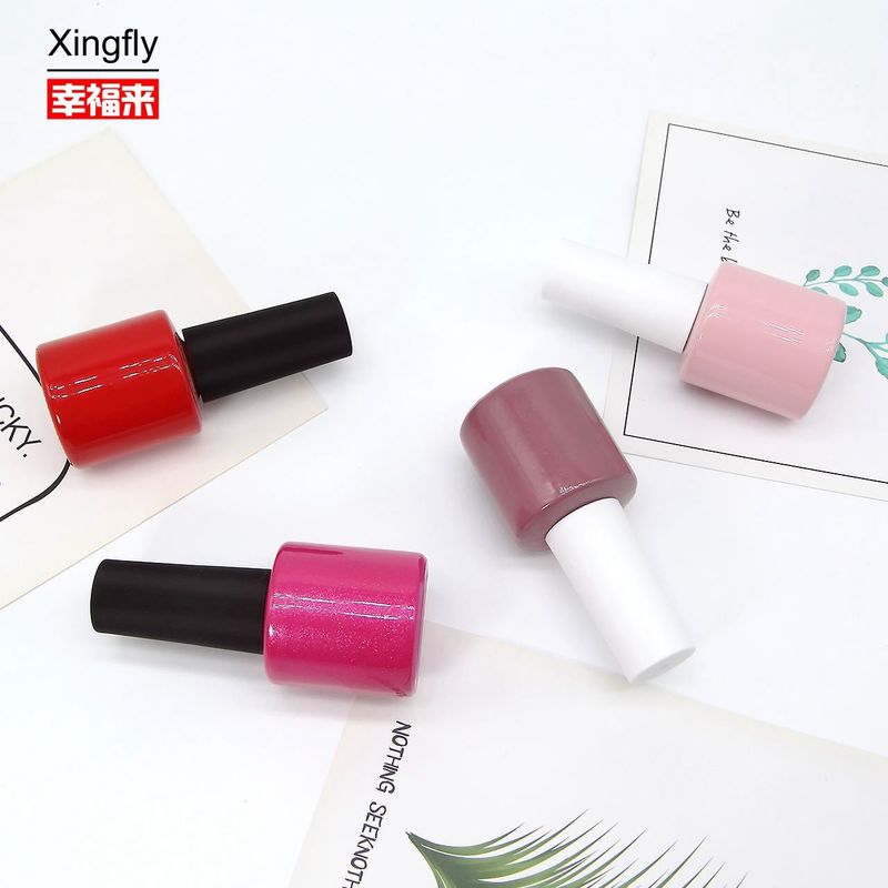 Glasmaterial 7ml Nagellack Flaschenbehälter Anpassungsfarben SGS