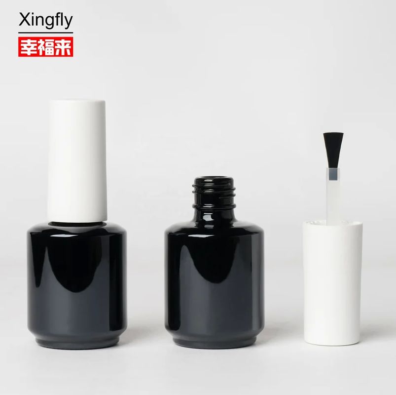 Kappe mit Bürste 5 ml Nagellack Flasche Mehrfachkapazität Mehrfarbig