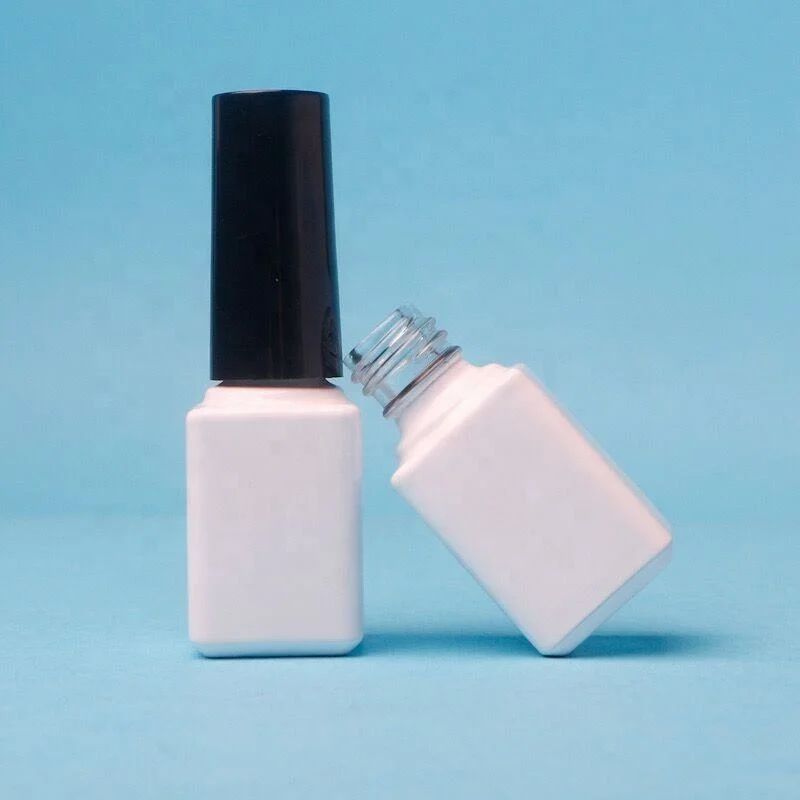 6 ml leeres Glas Nagellack Flaschen Behälter transparente Farbe