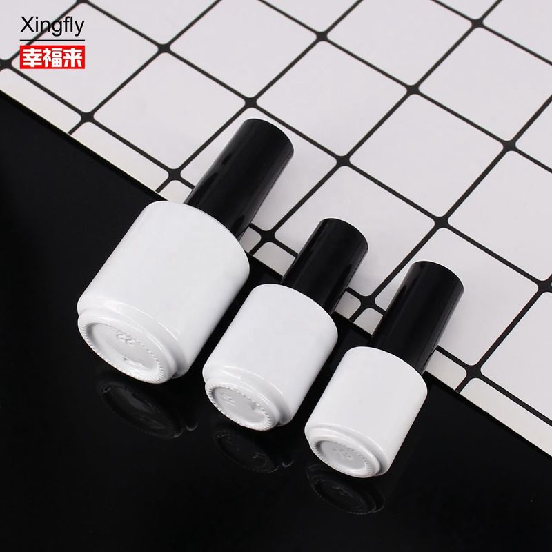 5 ml Nagellack Flaschen Mahlzeiten leere runde Glas Gel Farbgel Lack
