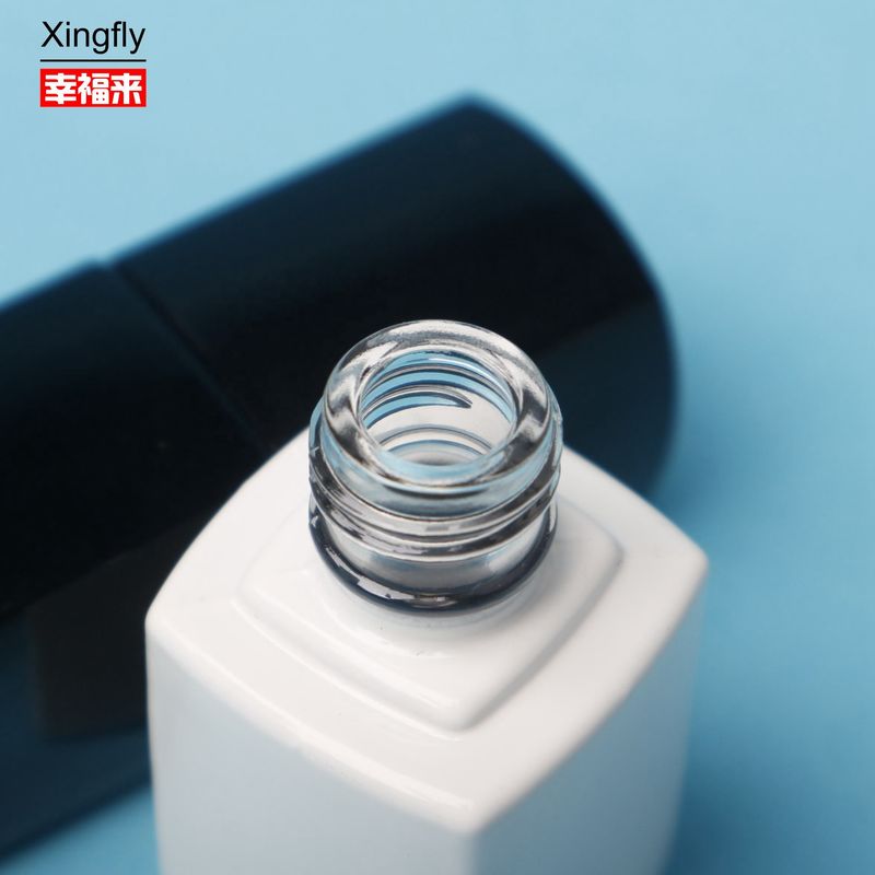 5 ml Nagellack Flasche Leer, klares Glas Nagellack Flasche mit Bürste und Kappe