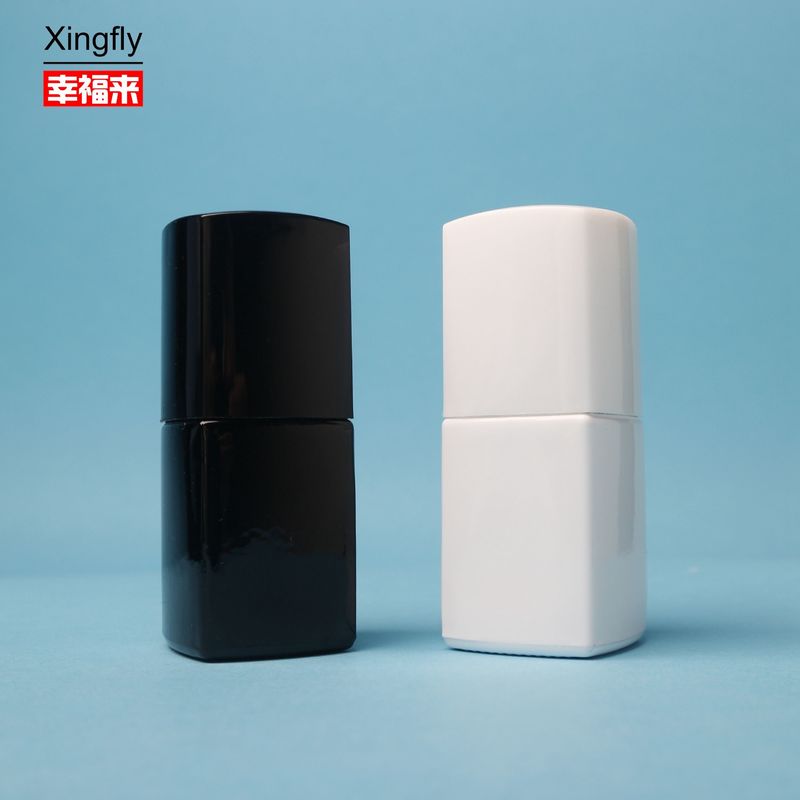 5 ml Nagellack Flasche Leer, klares Glas Nagellack Flasche mit Bürste und Kappe