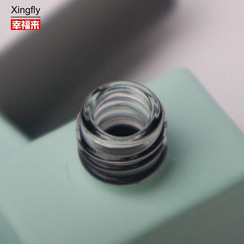 Glatter leerer Nagellack Glasflasche 14ml benutzerdefinierte Farbe Privatetikett UV Gel Lack Flasche