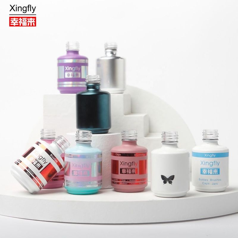 15 ml rundes Gel Nagellack Flaschen Leeres Gel Nagellack Flasche für Nagelöl