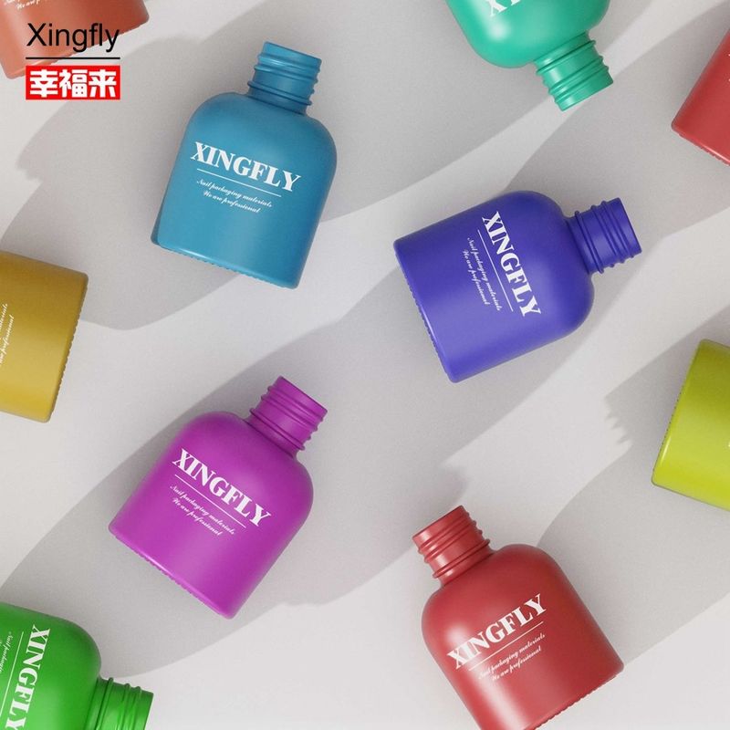 UV-Gel 14ml Nagellack Flasche Gel Nagellack Leeres Glas Custom gedruckte Nagellack Flaschen
