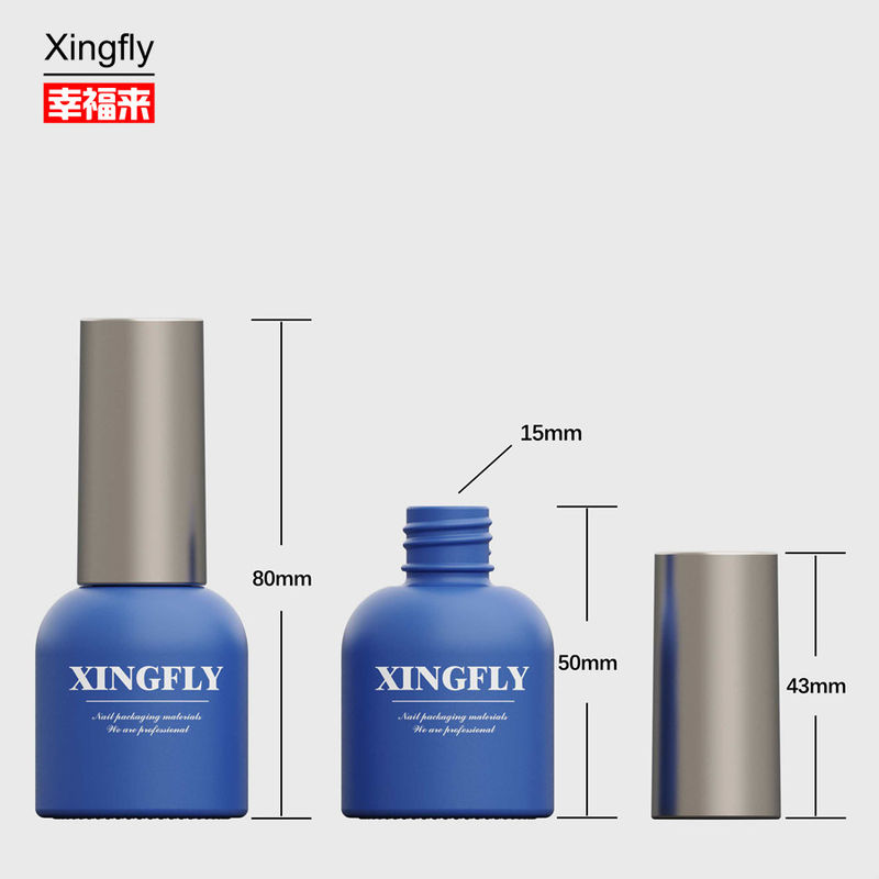 UV-Gel 14ml Nagellack Flasche Gel Nagellack Leeres Glas Custom gedruckte Nagellack Flaschen