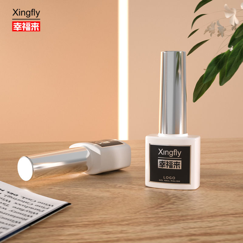 7 ml Nagellack Flasche UV Gel Nagellack Behälter Quadrat Leer Nagellack Glasflasche