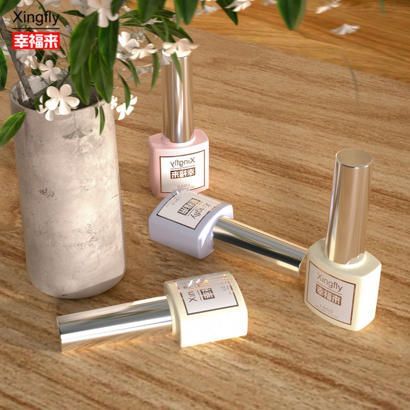 7 ml Nagellack Flasche UV Gel Nagellack Behälter Quadrat Leer Nagellack Glasflasche