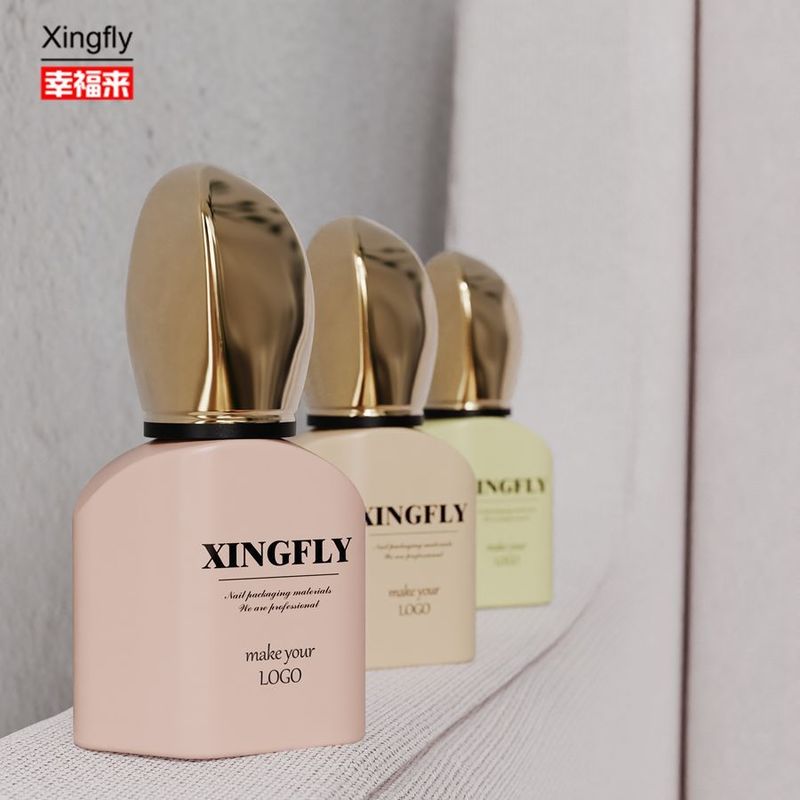 12 ml Nagellack Flasche leeres Gel Glasflasche mit Kappe und Bürste für UV Gellak