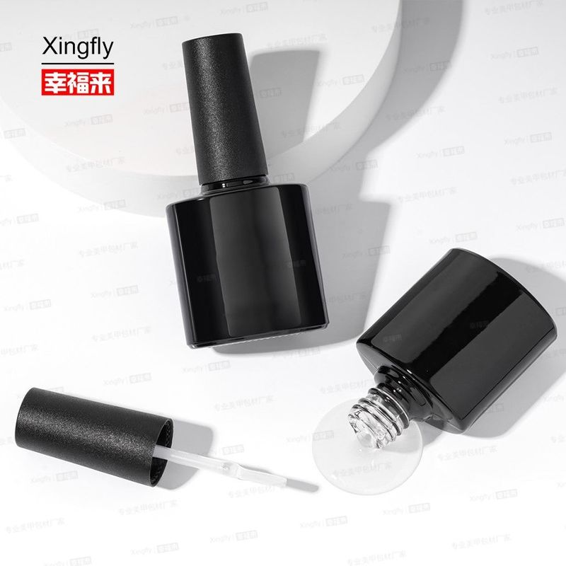 8ml Gelpolster leere Glasflasche mit Kappe Bürste Fabrik Großhandel für UV Gel Nagellack