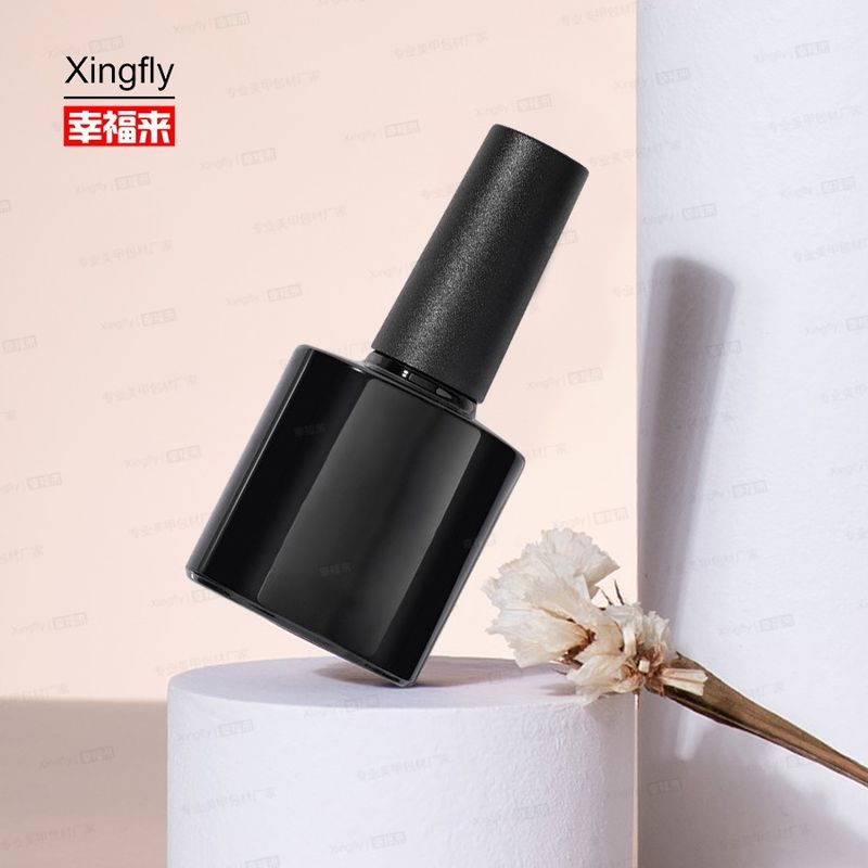 8ml Gelpolster leere Glasflasche mit Kappe Bürste Fabrik Großhandel für UV Gel Nagellack