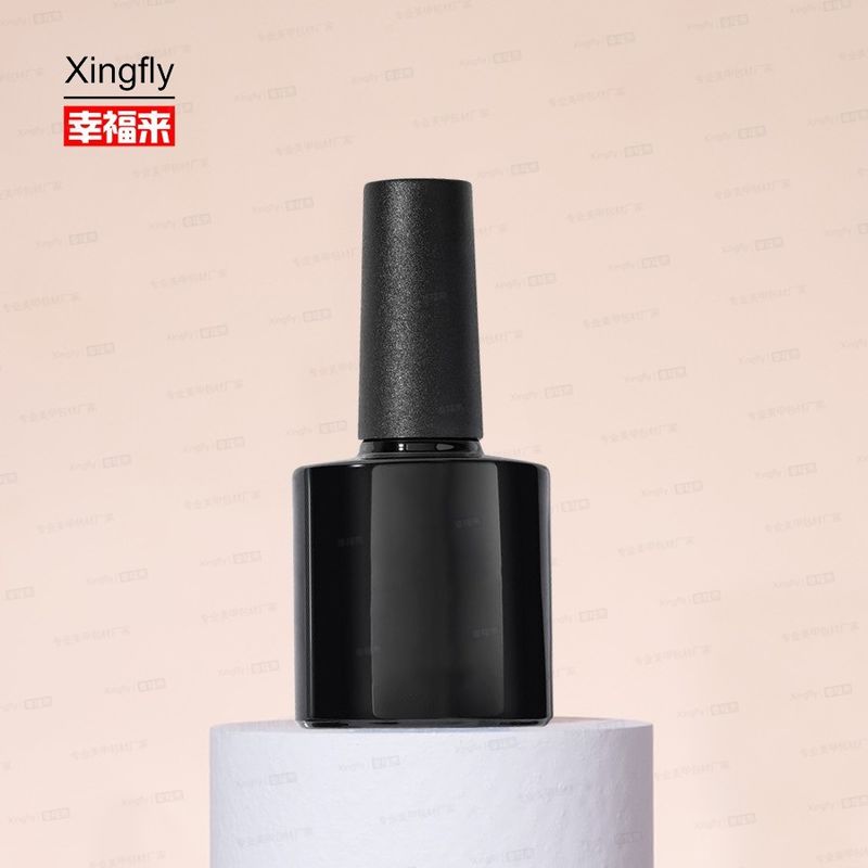 8ml Gelpolster leere Glasflasche mit Kappe Bürste Fabrik Großhandel für UV Gel Nagellack