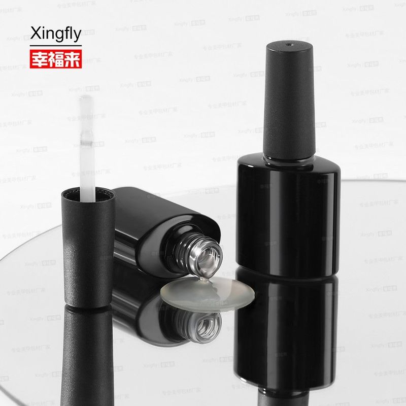 8ml Gelpolster leere Glasflasche mit Kappe Bürste Fabrik Großhandel für UV Gel Nagellack