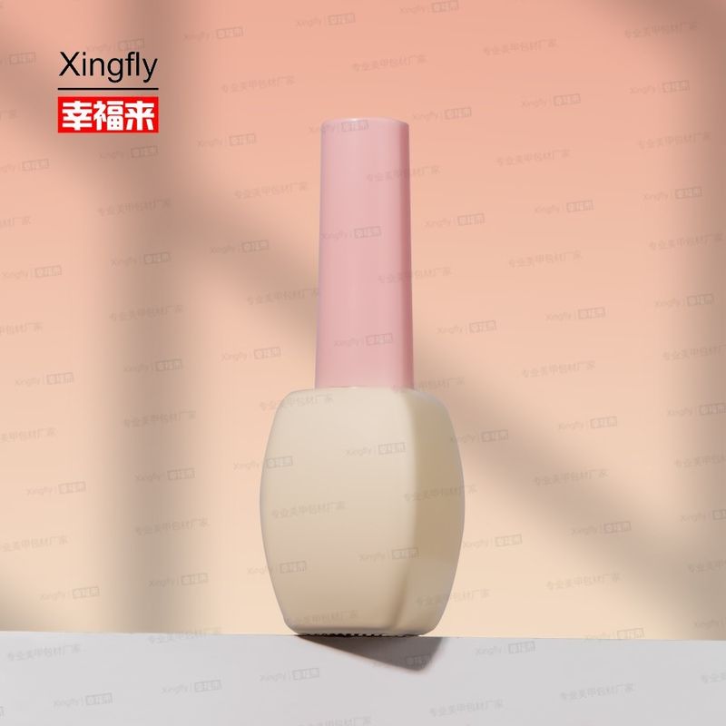 12 ml Kosmetikverpackung Gel Nagellack Öl Glasflasche mit Kappe Bürste für Gel