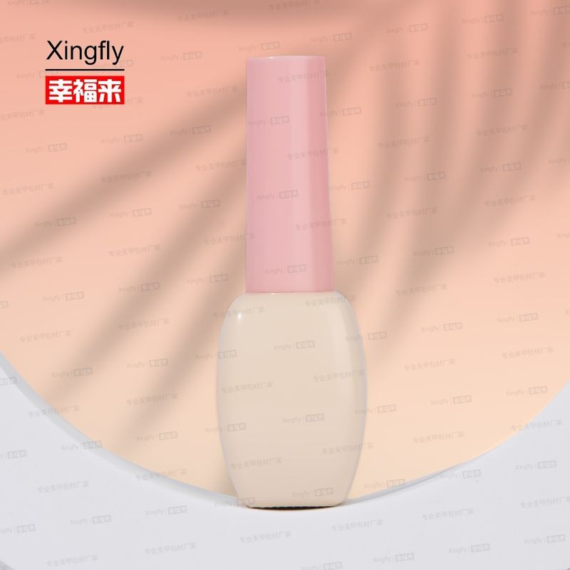 12 ml Kosmetikverpackung Gel Nagellack Öl Glasflasche mit Kappe Bürste für Gel