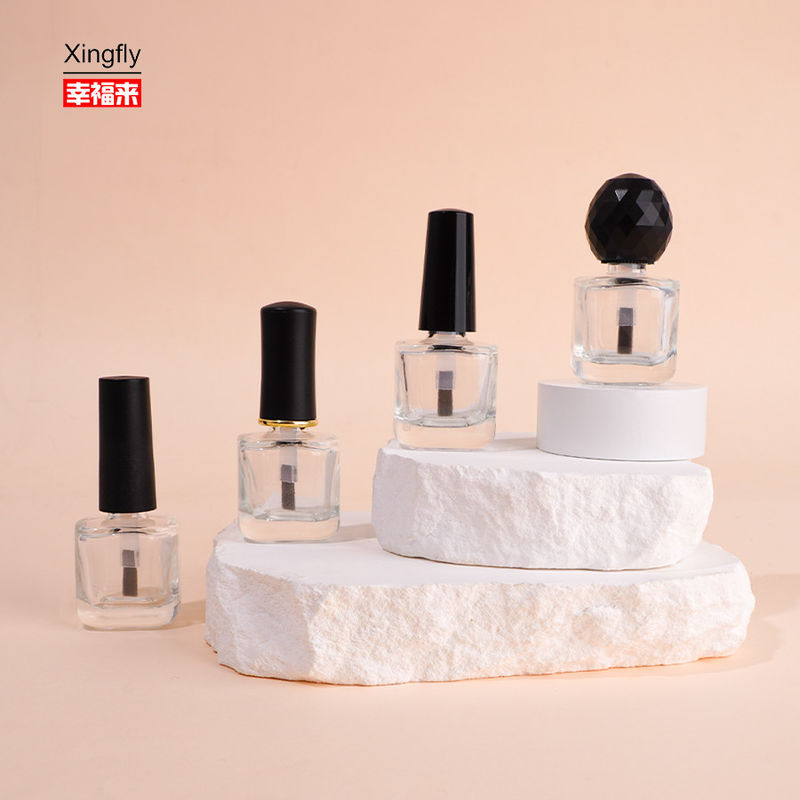 8ml leere Glasflaschen für übergroßen, einzigartigen Gel-Nagellack mit Pinsel und Verschluss