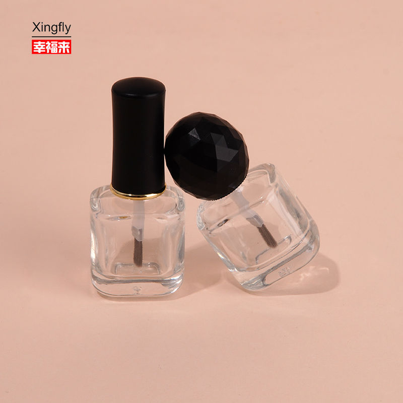 8ml leere Glasflaschen für übergroßen, einzigartigen Gel-Nagellack mit Pinsel und Verschluss