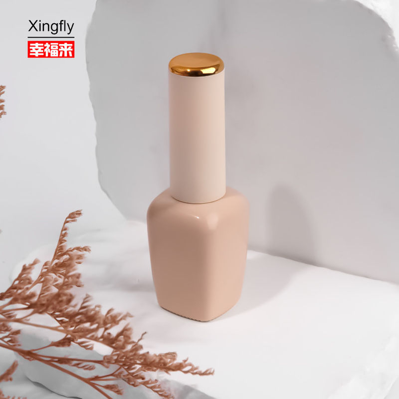 Leere Flaschen Gel Nagellack Gläser Glasflaschenkappe mit Bürste