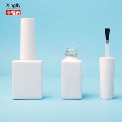 10 ml Gel Flasche Gel Polish Quadratfarbe mit Plastikkappe beschichtet