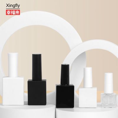 Runde leere Mini Nagellackflaschen REACH mit Basismaterial Glas