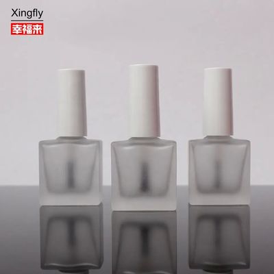 Quadratische 8ml Nagellack Flasche kundenspezifische Farbe Spary Beschichtung Warmstempel