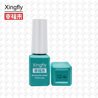 Guter Preis Kompakte 6 ml Nagellackflasche mit Glaskragen und Schraubkappe Online