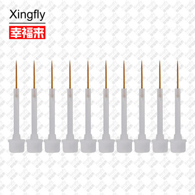 Xingfly Nail Art Polish dünne Bürste Nylon Haar Kunststoff Griff Material