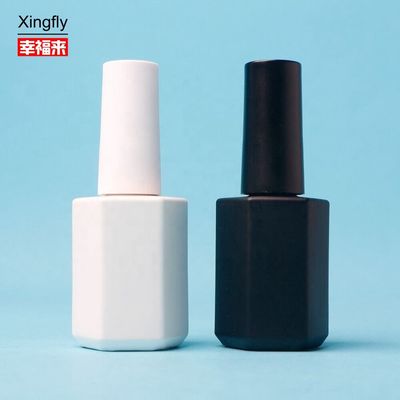 Leere 12 ml Nagellackflasche Verpackung Glas Luxus UV Gel Lackflasche