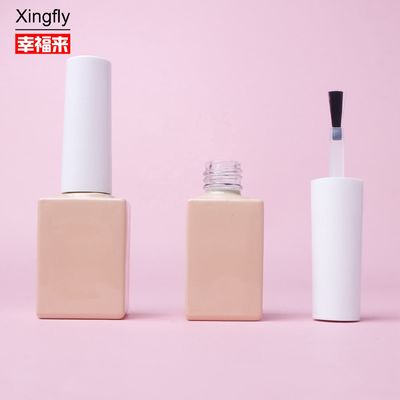 10 ml Nagellack Flasche Verpackung Weiß schwarz Nagellack Glasflasche