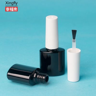 8 ml leere Nagellackflasche mit Bürste Glas Kosmetikflasche