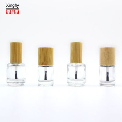 11 ml runde Nagellackflasche mit Holzkappe UV Gel leere Flasche mit Nagellackkleber