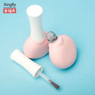 Einzigartige Nagelgel Glasflasche OEM Custom Leere Gel Flaschen mit Bürste und Kappe