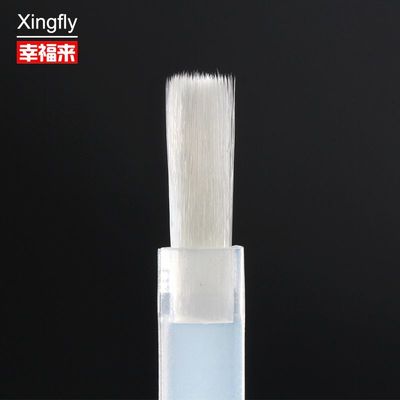 Nagellack Bürste Weißes Flachhaar Acryl Nagelkunst Bürsten Nagellack Ersatzbürste