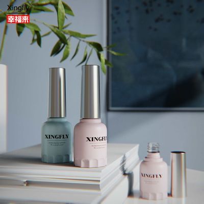 12 ml Nagellack Flasche Runder Behälter UV Gel Nagellack Glasflasche