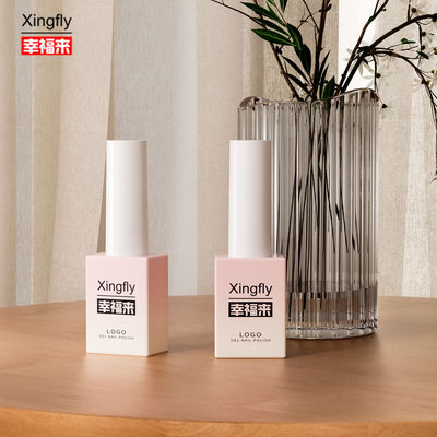 8 ml Nagellack Flaschen Custom Logo Quadrat Gel Nagellack leere Flasche
