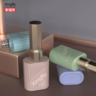 10 ml Nagellack Flasche Aufmachung UV-gedruckte Gel Nagellack Flaschen mit Bürstenkappe