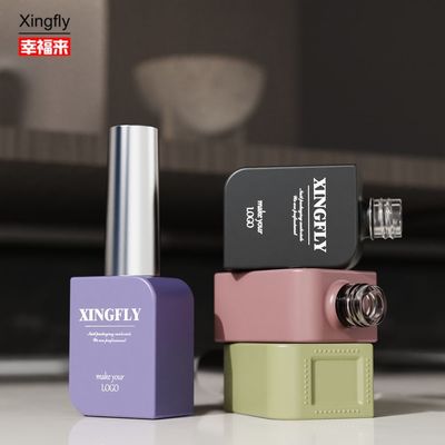 Klassische 10 ml Quadratische Einzigartige Leere Glas Nagellack Flaschen Gel-Lach Behälter