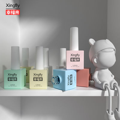 Guter Preis 17ml Custom LOGO Farbe UV Gel Leerer Gel Nagellack Flasche kommt mit Bürstenkappe Online