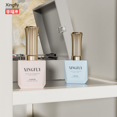 12 ml Nagelgel Flasche Leer UV Gel Glasflasche mit Kappe und Bürste