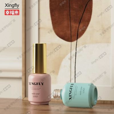 Guter Preis 17ml Gel Nagellack Custom Logo Luxus Flaschen Behälter Verpackung Gel Nagellack Flasche Online