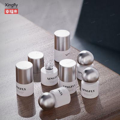 5 ml Nagellack Flasche Rundes UV Gel Kosmetikverpackung Nagellack Glasflasche