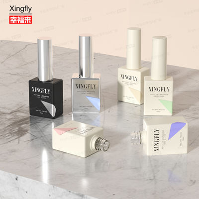12 ml Quadrat neues Optional Zubehör Katzen-Auge Gel UV Nagellack leere Flasche