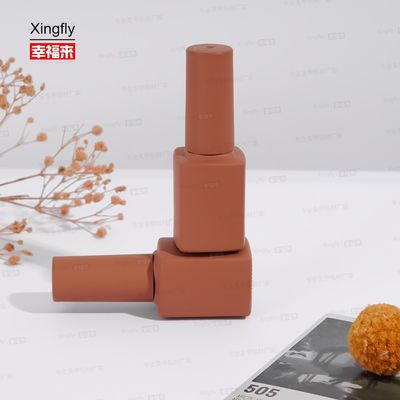 12 ml Quadrat Nagellack Behälter Leeres Glas Nagellack Behälter Glasflaschen