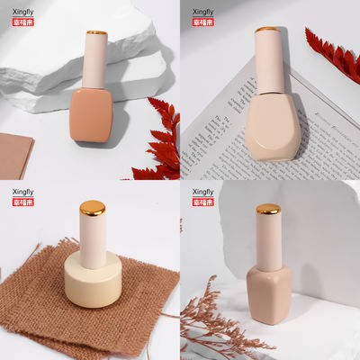 Leere Flaschen Gel Nagellack Gläser Glasflaschenkappe mit Bürste