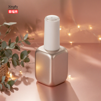 Guter Preis Individuelle Logo 19ml Quadratische Glasflasche für Kosmetikverpackungen Gel Nagellack Öl Online